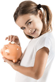 Kids collect coins for exercise