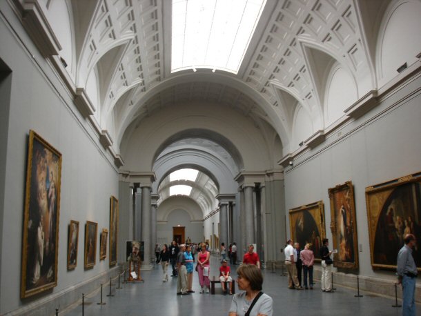 Interior of Prado Museum